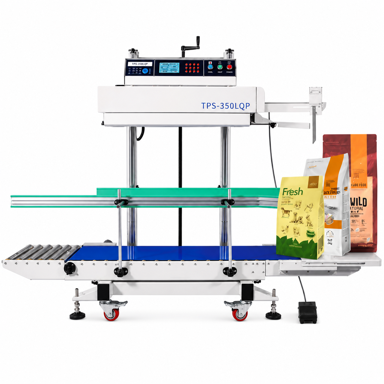 [산업용] 진공 수직형 밴드실러 (듀얼모터 30kg 50kg 350LQ)_BS-405